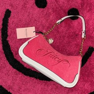NWT PINK FLASH RAISING STARS JUICY COUTURE SHOULDER BAG PURSE